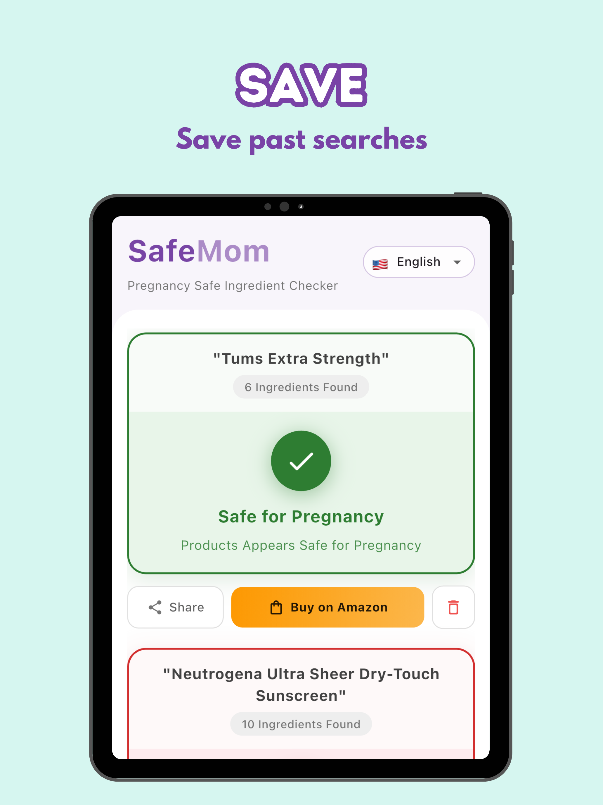 SafeMom: Ingredient Skincare screenshot 13