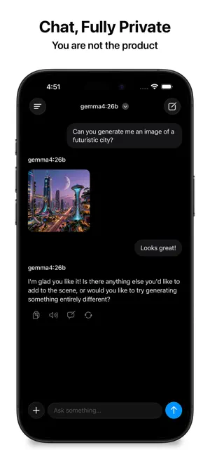 Tina - Private Local AI screenshot 1
