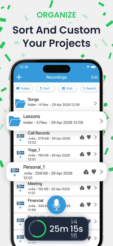 Voice Memos & Sound Recorder screenshot 3 of 8