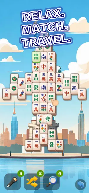 Mahjong Solitaire Travel screenshot 3
