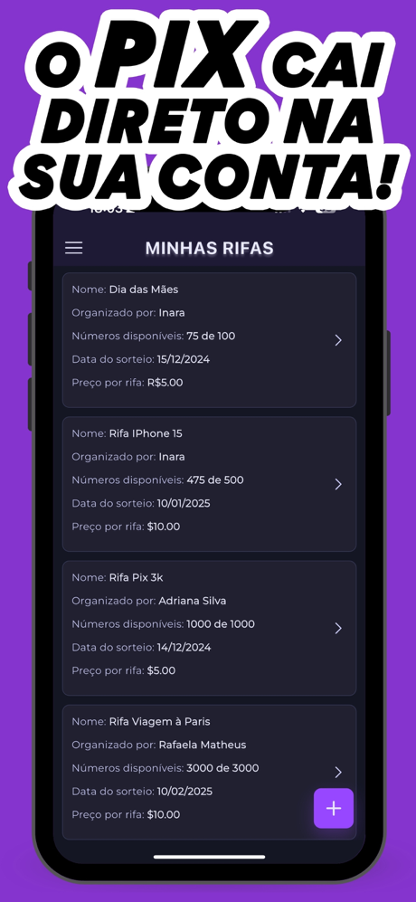 Rifa Fácil: Sorteio Digital screenshot 2