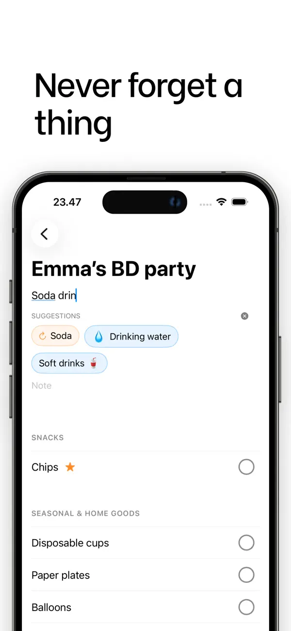 Screenshot #3 pour Buyzer: Grocery Shopping List