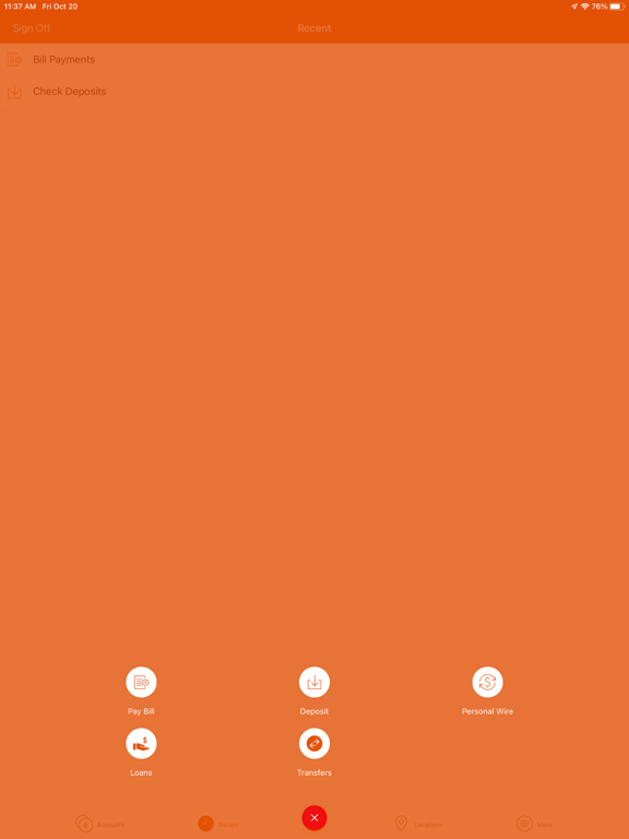 Amerant Mobile Banking iPad screenshot 4 - Finance app