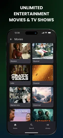 Captura de pantalla de Movies, Videos & TV - FreePlay en iPhone 2