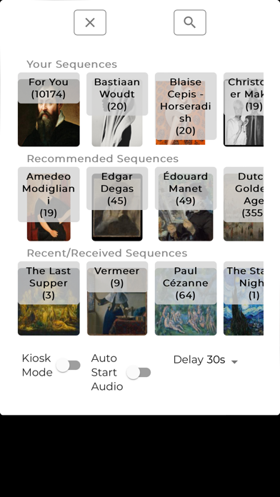 VASARI Mobile Screenshot