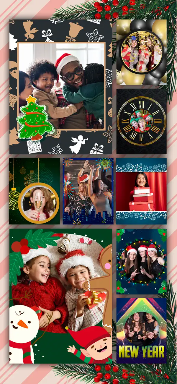 Screenshot #3 pour Collection de cadres de Noël