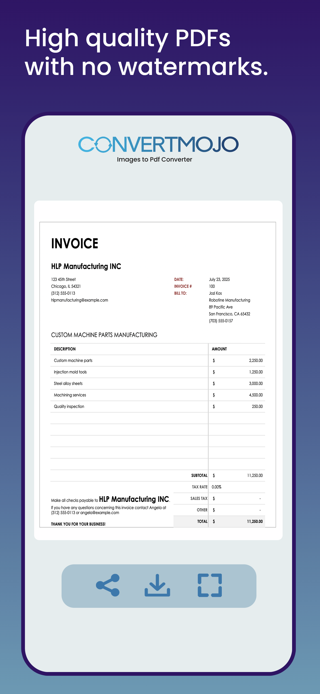 JPG to PDF Converter by CM screenshot 4