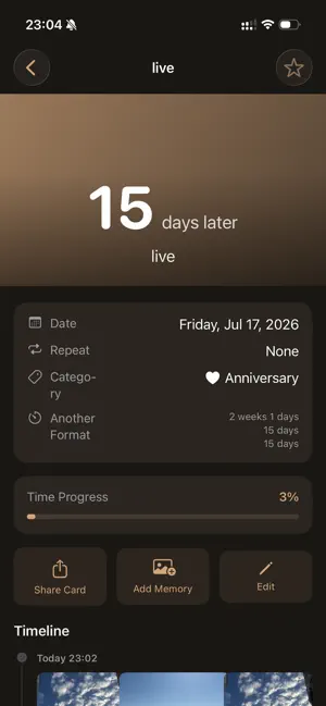 TimeMark - Countdown & Widget screenshot 3