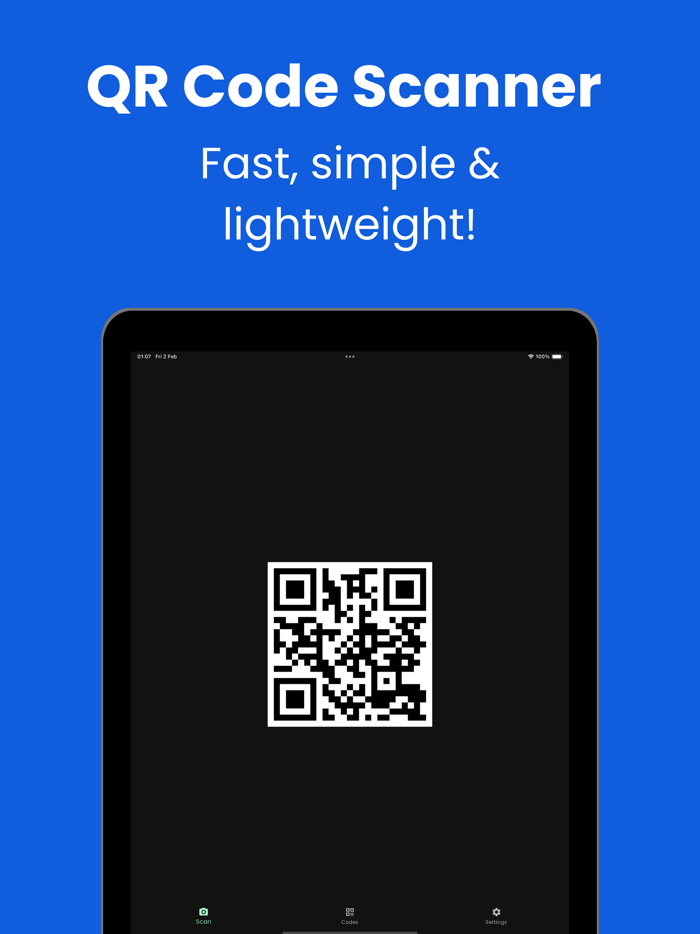 Simple QR Barcode Scanner
