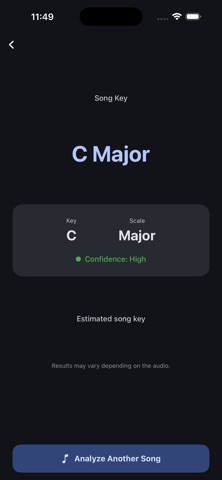 Song Scale Finder Screenshot 3 of 4