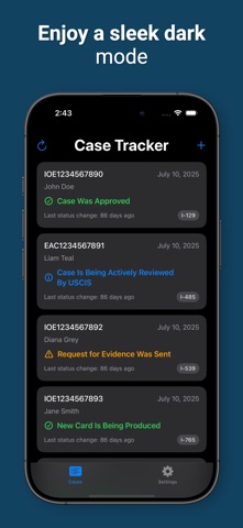 Case Tracker: USCIS Cases iPhone screenshot