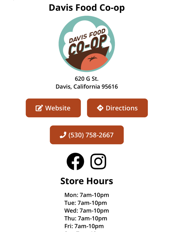 Food Co-op Finder iPad screenshot 3 - Food & Drink app