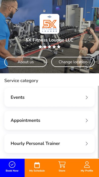 5X Fitness Lounge LLC Screenshot 1 - AppWisp.com 5X Fitness Lounge LLC Screenshot 1 - AppWisp.com