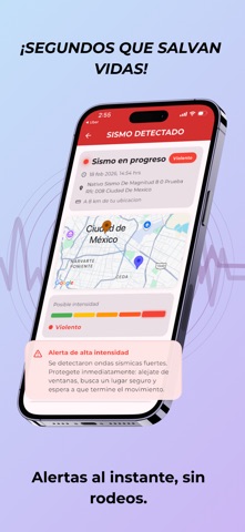 Sismos México iPhone screenshot 1