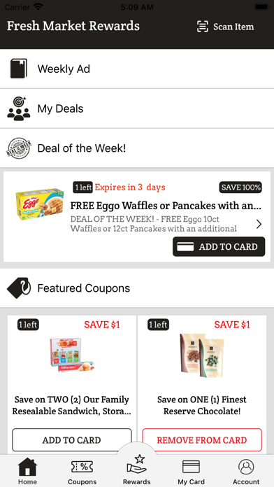 Fresh Market Rewards Screenshot