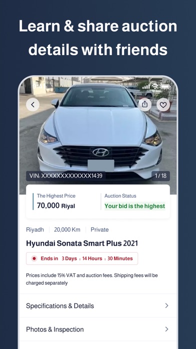 Screenshot #2 pour Mazad By Motory - Car Auctions