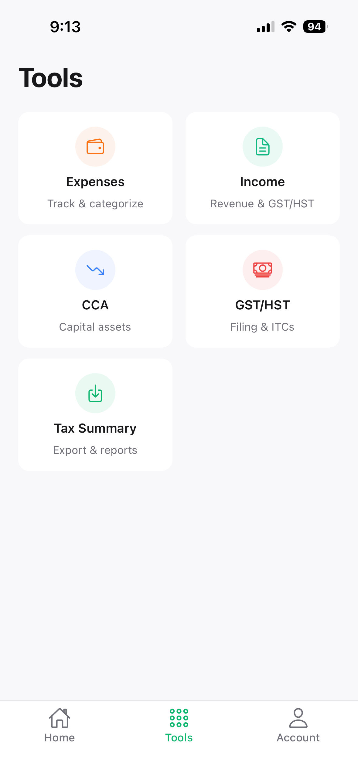 Claimable: Canadian Tax screenshot 2