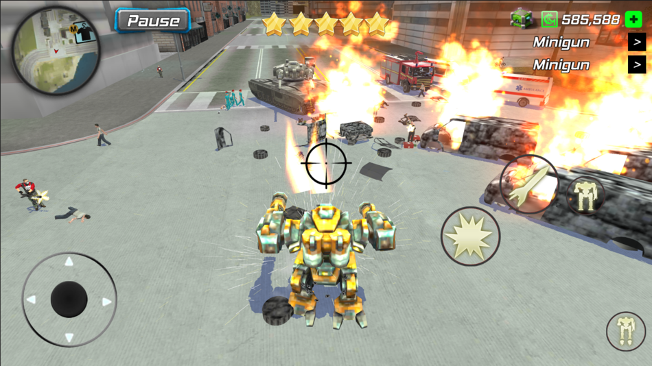 #9. Green Rope Hero Vegas City (iOS) Podle: HGames-ArtWorks s.r.o.