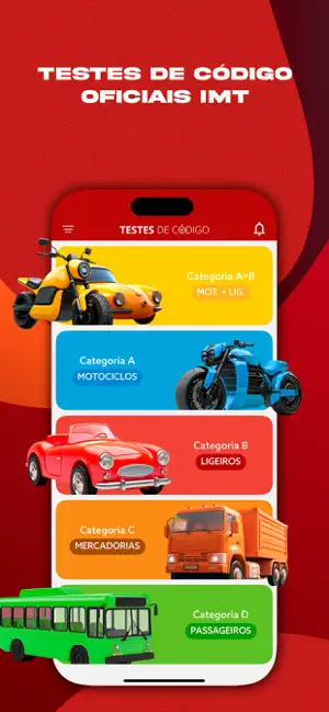Testes Código da Estrada IMTT screenshot 1