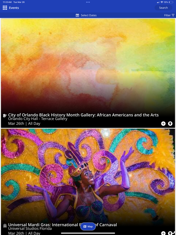 Visit Orlando iPad screenshot 8 - Travel app