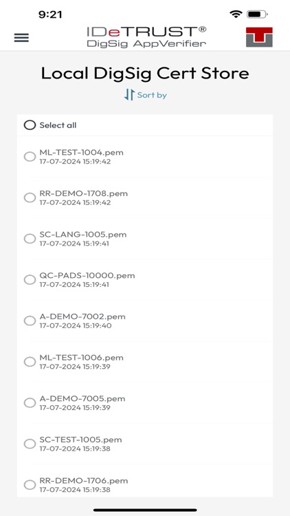 IDeTRUST DigSig Verifier screenshot-9
