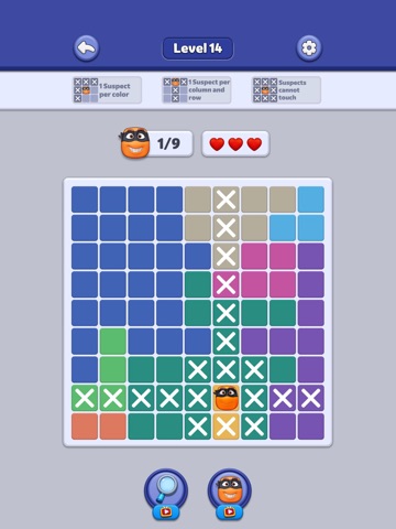 Cluedoku! iPad screenshot