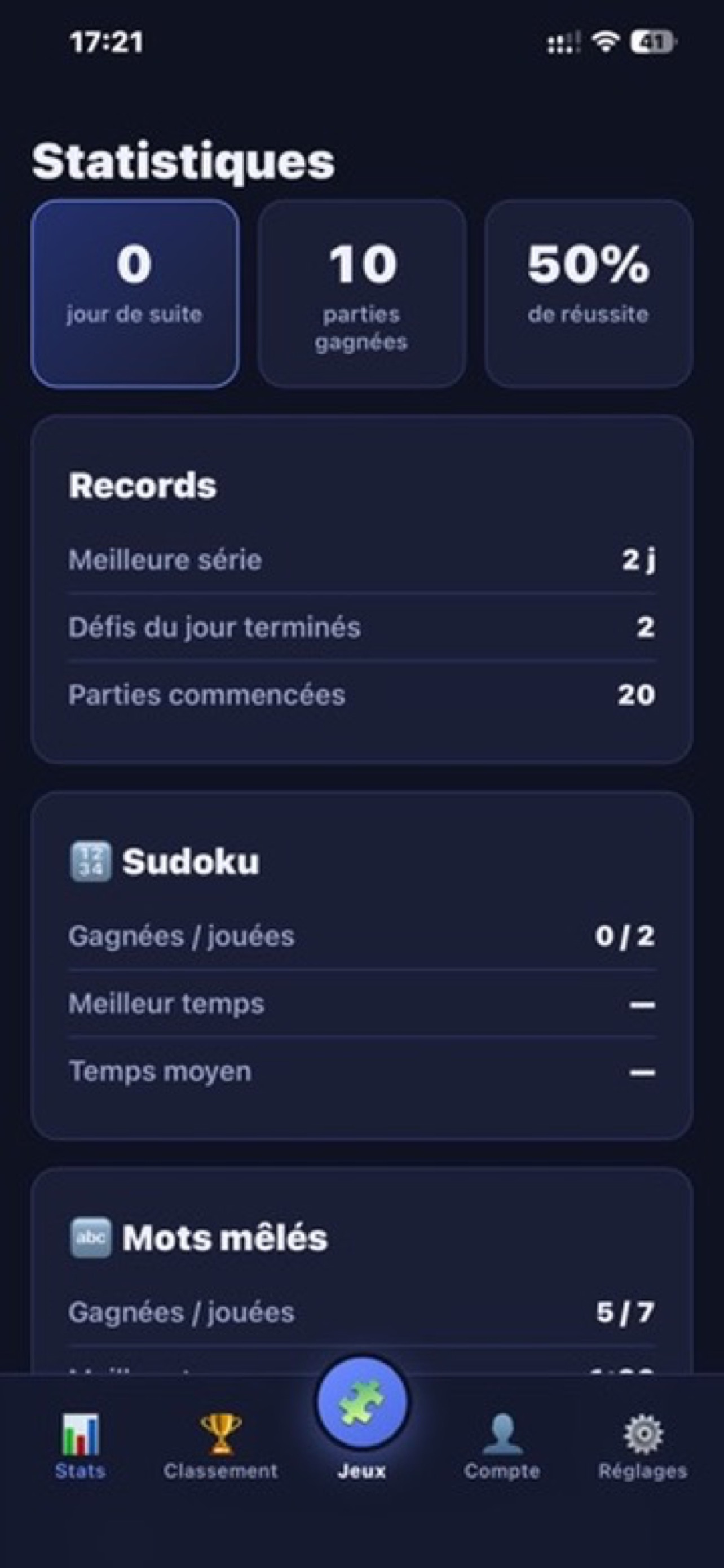 Nexpuzzle - Sudoku et mots screenshot 6