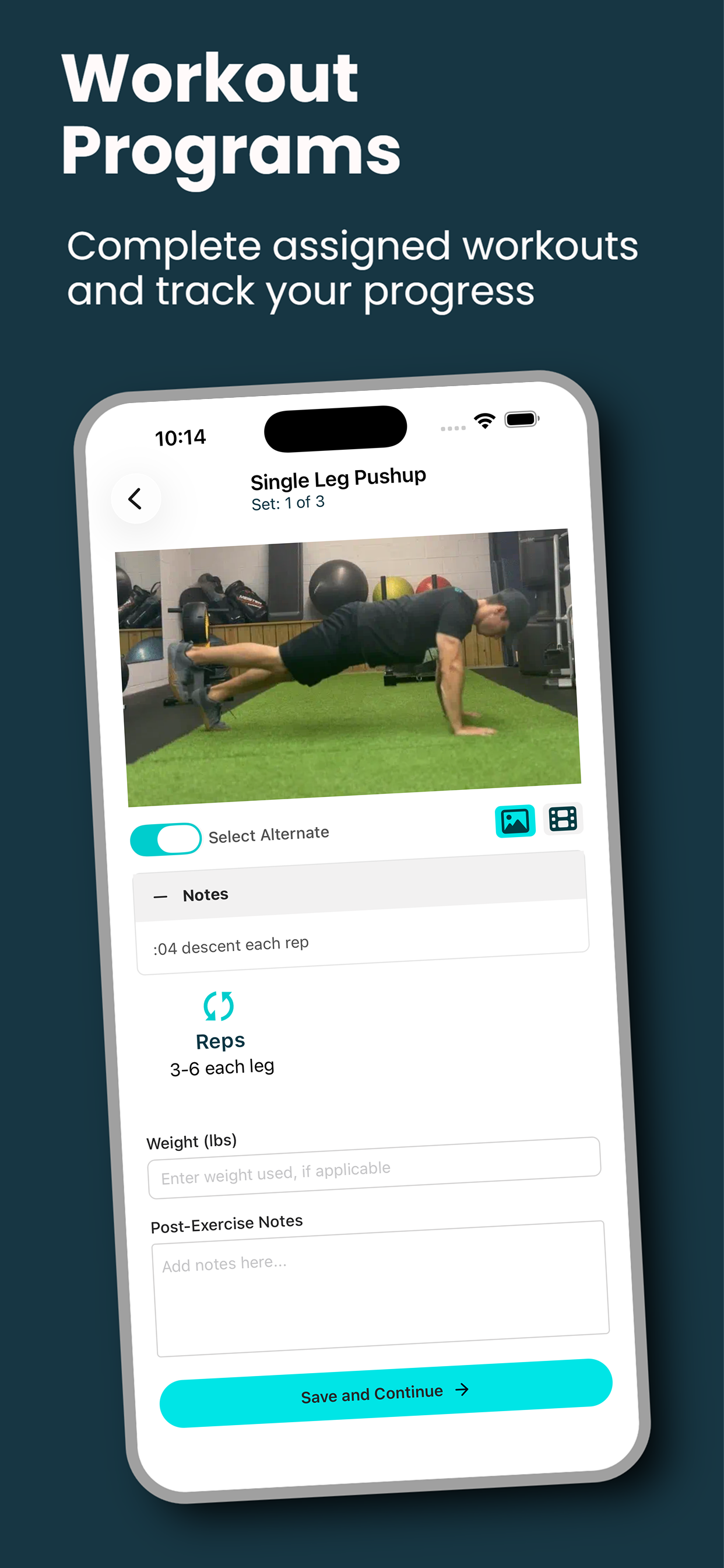 SwimStrong Dryland App screenshot 3