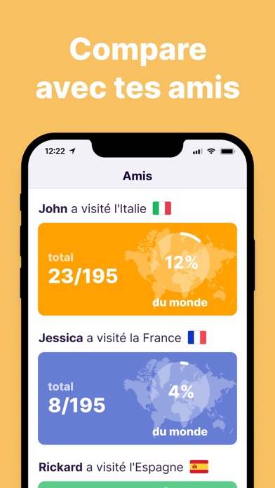Screenshot #3 pour Been: Carte des pays visités