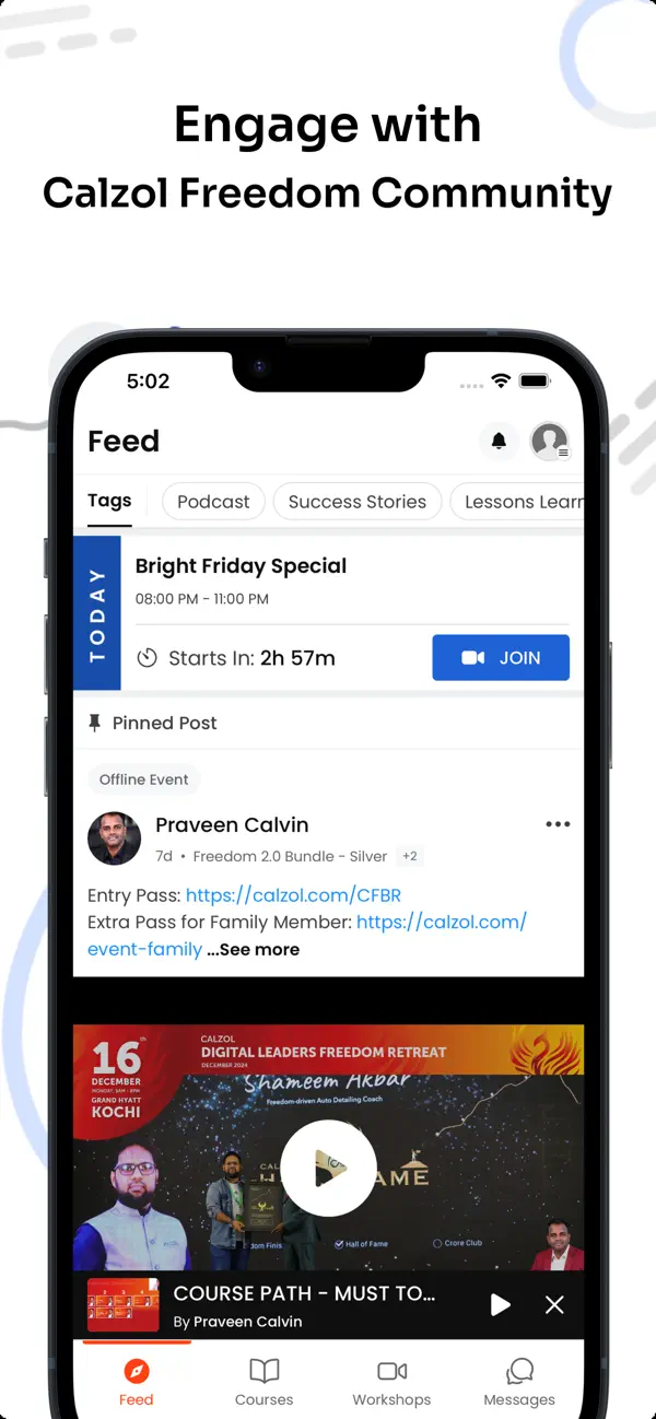 Screenshot #2 pour Calzol Freedom Community