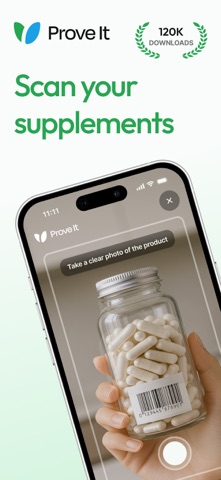 Prove It - Supplement Scanner screenshot