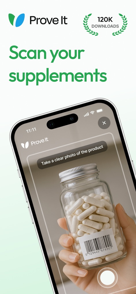Prove It - Supplement Scanner - Health & Fitness App | MWM