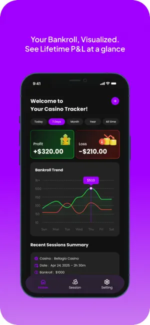 CasinoLedger screenshot 2