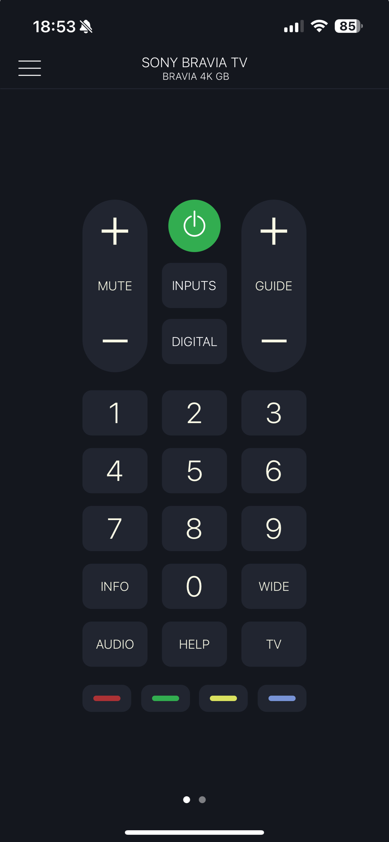 Remote Control for Sony TVs