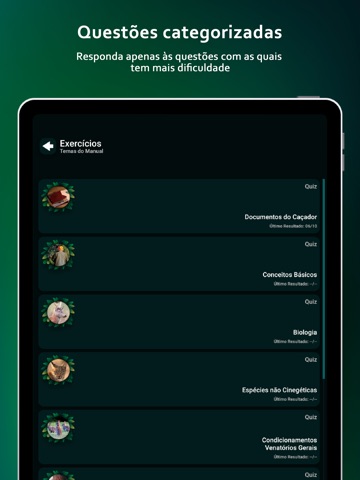 Carta de Caça Pro iPad screenshot