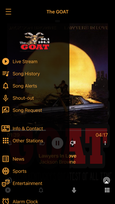 Screenshot #2 pour 98.1 and 104.5 The GOAT