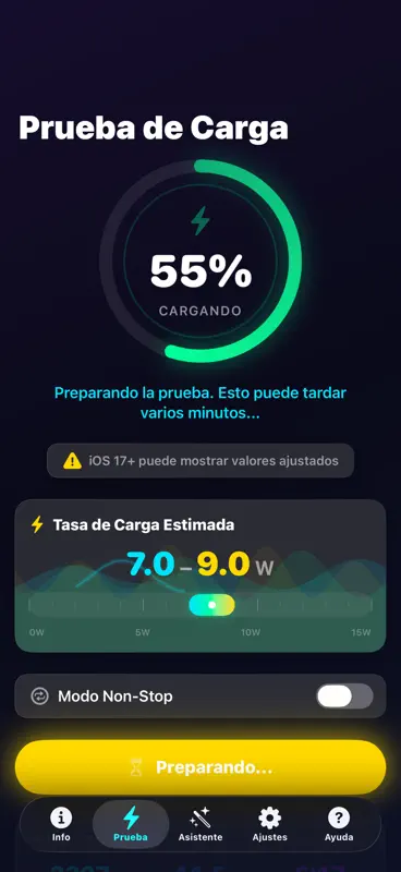 Amperes: Test Cargador,Batería screenshot 1 of 10