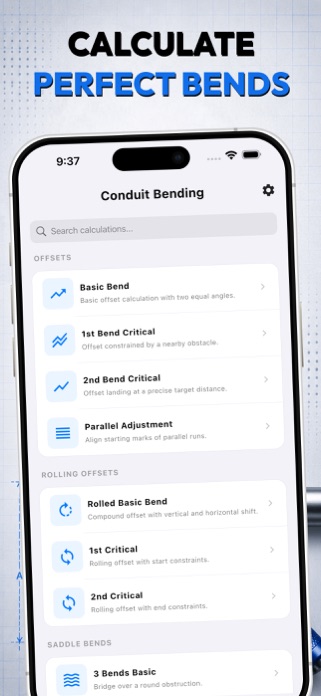 Conduit Bending : Bend Calc Screenshot 4 of 6