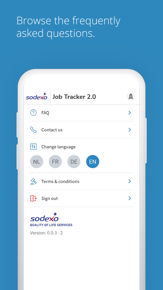 #6. Job Tracker 2.0 (iOS) بواسطة: Pluxee Belgium S.A.