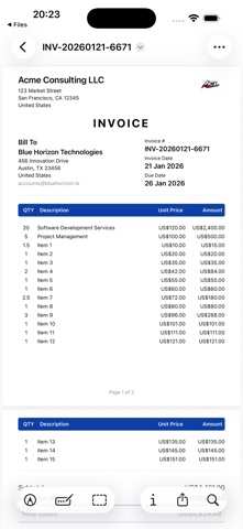 Invoice Generator Billing Screenshot 3 of 6