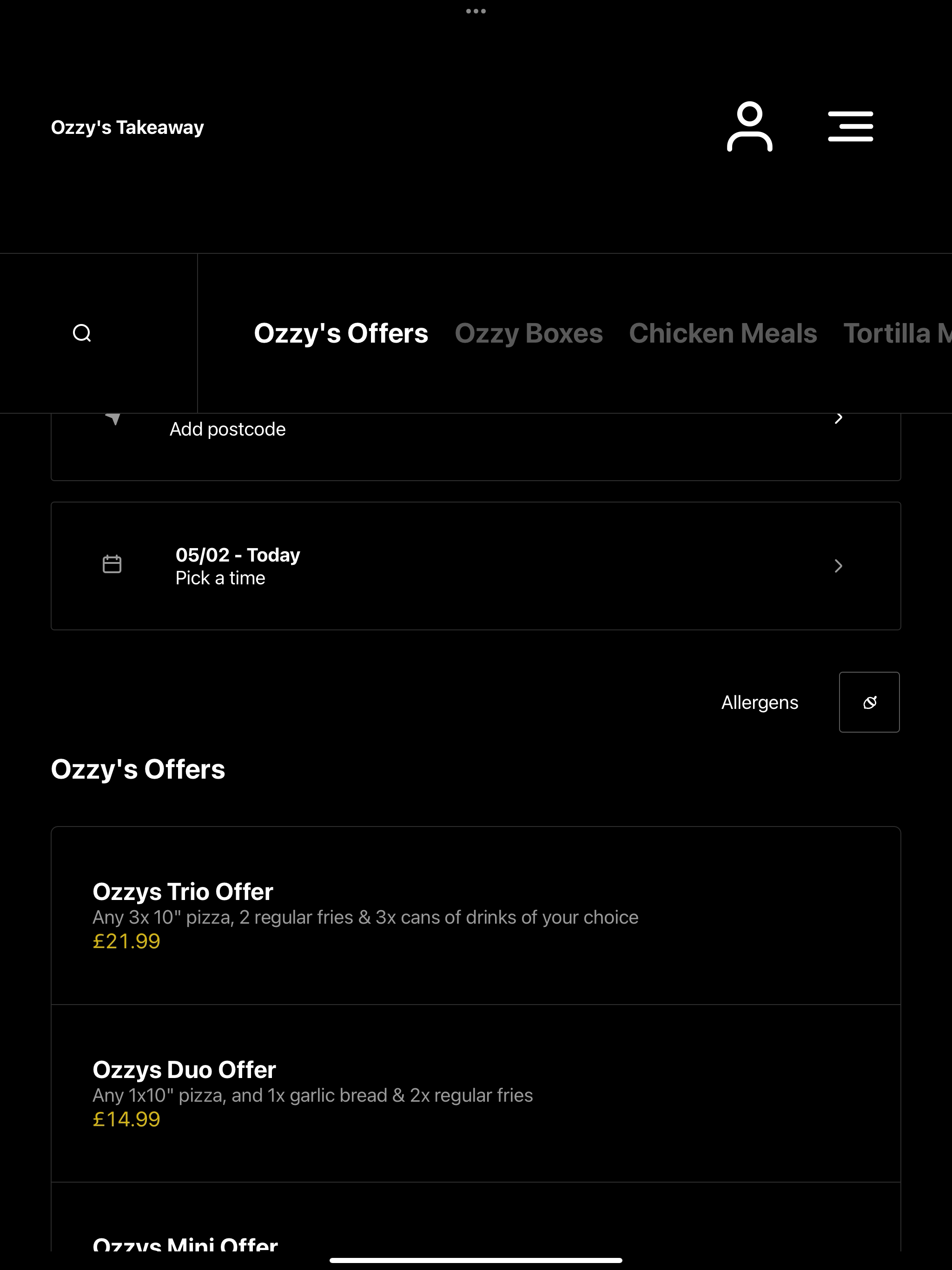 Ozzy's Takeaway UK