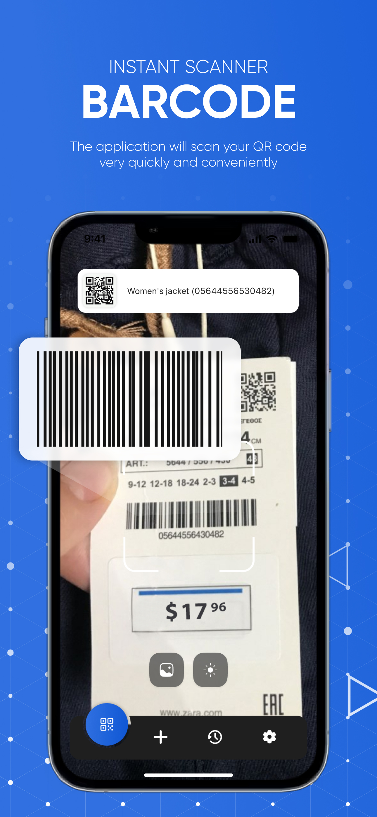Scanner QR & Barcode Generator screenshot 4
