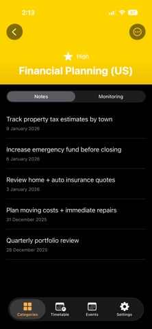 BusyBee Pocket Diary screenshot