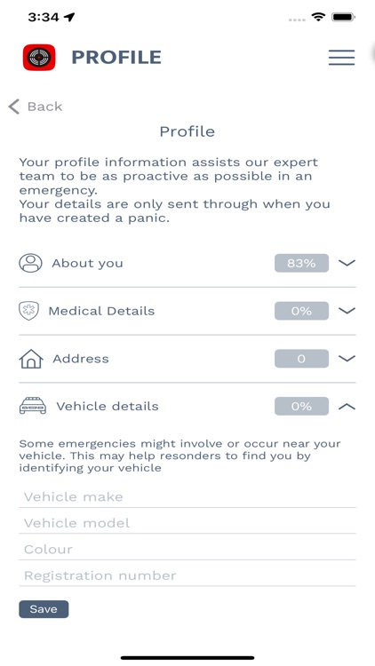 Save Me Panic App screenshot-5