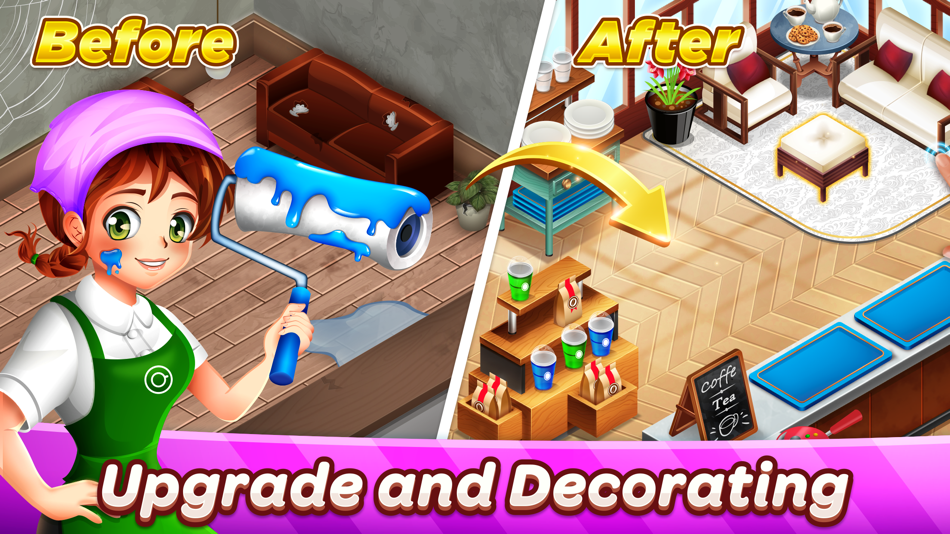 #2. Cafe Panic: Cooking game (iOS) By: Boomware Technologies SAC