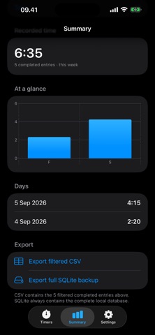 ClockLedger Screenshot 4 of 5