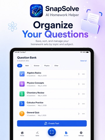 SnapSolve - Homework Helper iPad screenshot