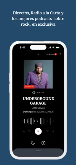 Captura de pantalla de RADIO ROCK FM en iPhone 3