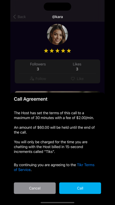 Tikr.is - Paid Video Chat screenshot