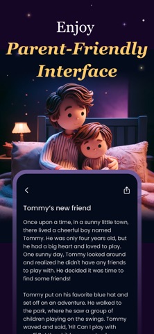 Bedtime Stories - Nighty AI iPhone screenshot